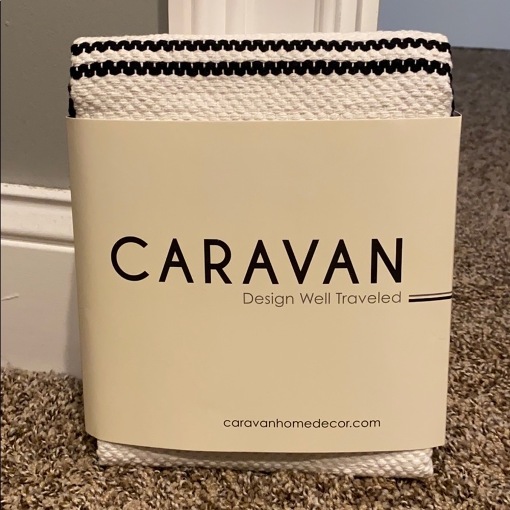 Caravan diamond woven rug brand new 21x34’’
